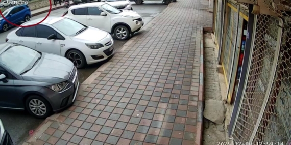 Siirt’te Otomobil Kundaklanma Olayının Güvenlik Kameralarındaki Görüntüleri