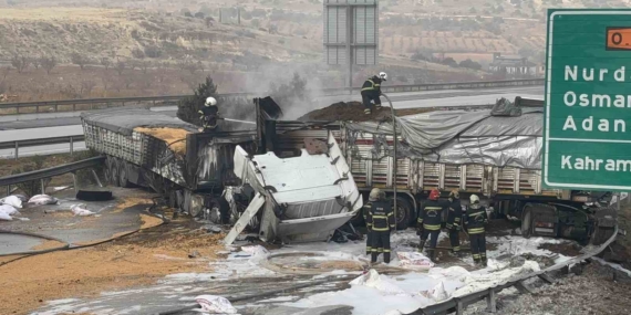 TAG Otoyolu’nda 3 TIR Yangın Çıkardı: Feci Kaza!