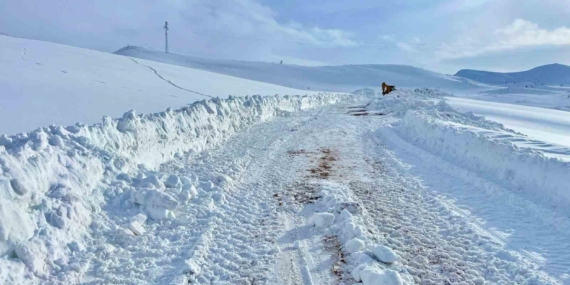 2 Metreyi Bulan Kar Kalınlığıyla Yol Açma Çalışmalarında Son Durum