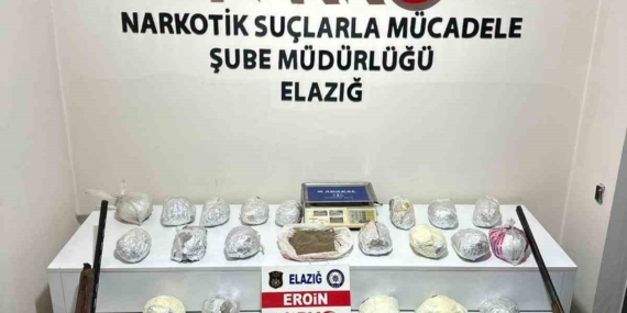 Elazığ’da uyuşturucu operasyonu: 4 kişi tutuklandı!
