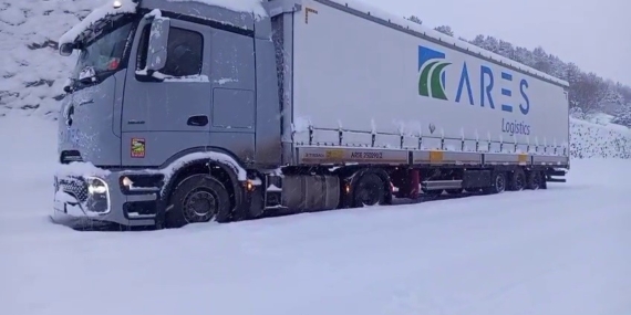Posof Ilgar Dağı’nda Mahsur Kalan 20 Tır Dramı