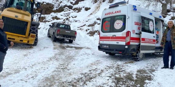 Sason’da Kış Koşullarında Ekiplerin Zorlu Çabası