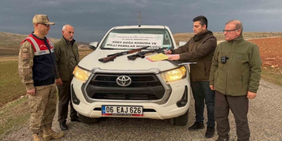 Siirt’te İki Kaçak Avcıya 38 Bin Lira Para Cezası Yolda
