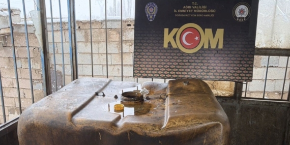 Ağrı’da 5 Bin Litre Kaçak Akaryakıt ve 499 Sikke Operasyonu