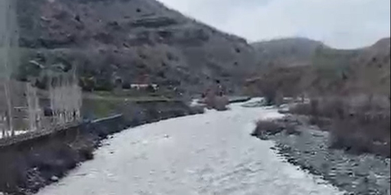 Diyarbakır’da Yağışların Ardından Şakirhan Çayı Canlandı