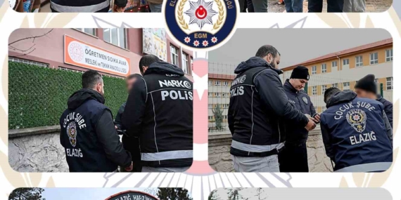 Elazığ’da 233 Okulun Önü ve Çevresi Detaylı Olarak Denetlendi