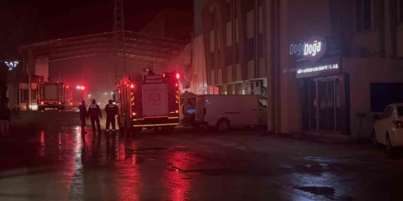 Gaziantep’te Makarna Fabrikasında Meydana Gelen Felaket Yangın