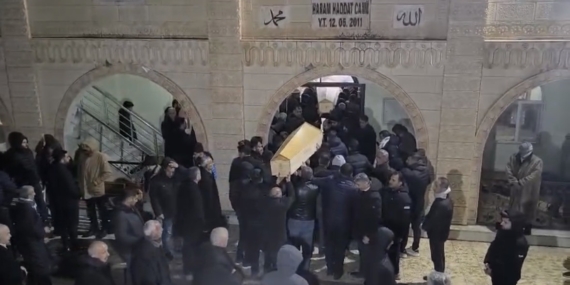 Mardin’deki Trajik Yangında Hayatını Kaybeden Çiftin Son Yolculuğu