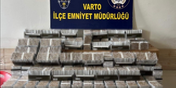 Muş’ta Kaçak Sigara Operasyonu: 1.766 Paket ve 35.000 Makaron Yakalandı