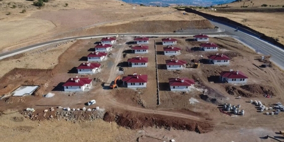 Tunceli’de Deprem Sonrası Konut İnşaatı Hızla İlerliyor