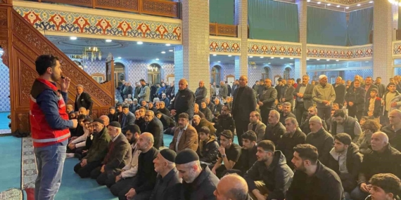 Batman’da Teravih Öncesi Bağımlılıkla Mücadele Faaliyeti