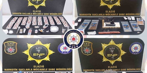Elazığ’da Uyuşturucu İle Mücadele: 14 Şüpheli Tutuklandı
