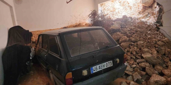 Gaziantep’te Yağmurun Yıktığı Duvarlar