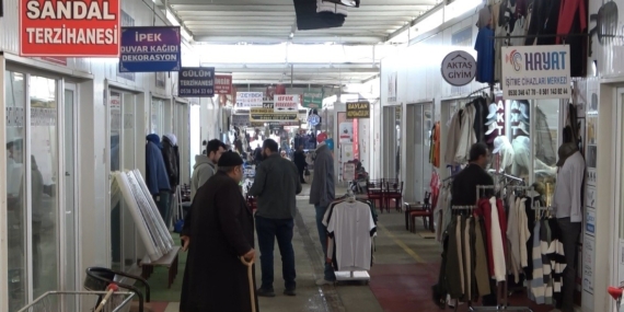 Malatya’da Bayram Öncesi Durgun Çarşı Havası