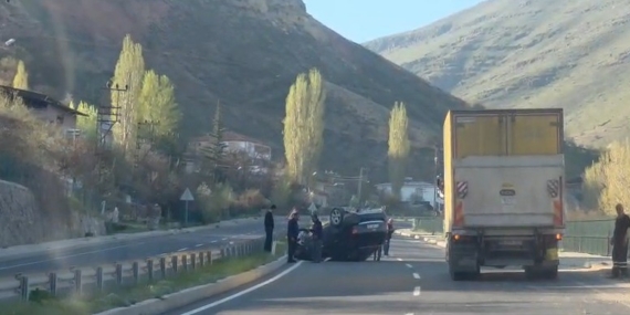 Malatya’da Kontrolden Çıkan Otomobil Takla Attı: Dramatik Anlar