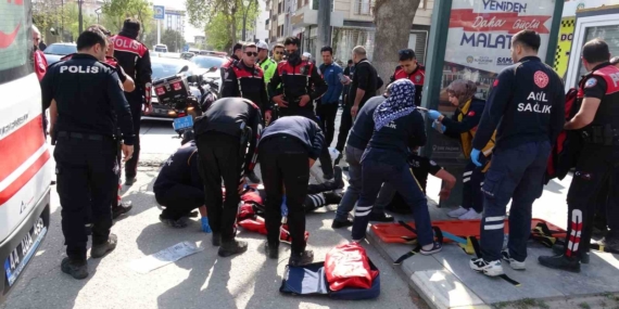 Malatya’da Yunus Timleri Kaza Geçirdi: 2 Polis Yaralandı