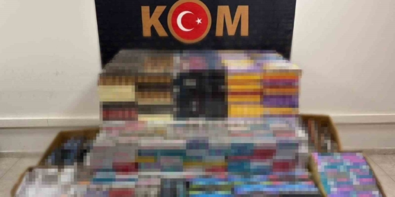 Mardin’de 19 Bin Kaçak Sigara Paketi Ele Geçirildi