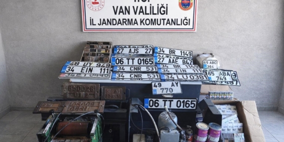 Van’da Sahte Plaka Basanlara Büyük Operasyon!