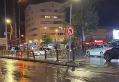 Drift Yapan Sürücü Zincirleme Kaza Yarattı: O Anlar Kamerada
