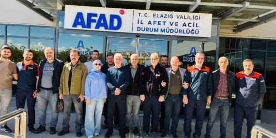 Elazığ’da AFAD Personeline Enkaz İletişim Eğitimi Uygulandı