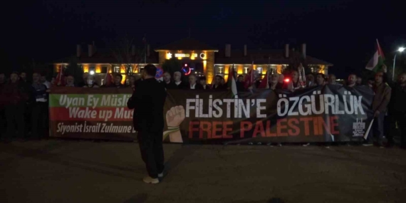 Erzurum’da Filistin İçin Destek Konvoyu Düzenlendi