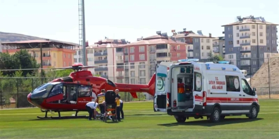 Malatya’da Hava Ambulansı 76 Yaşındaki Hastayı Kurtarmak İçin Havalandı