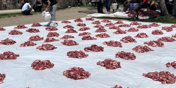 Yüksekova’da Yüzyıllık Geleneğin Yeniden Canlanışı: 140 Kurban Kesildi ve Etler Adil Dağıtıldı