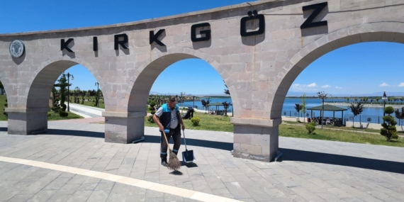 Battalgazi Belediyesi Kırkgöz Sahil Parkı’nda Temizlik Faaliyetlerine Başladı