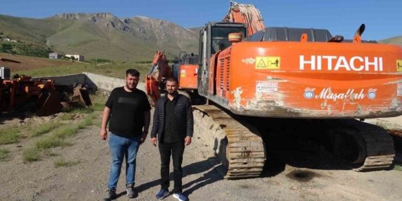 Dağın Zirvesinde Bulunan Gasp Edilen 40 Milyonluk İş Makineleri