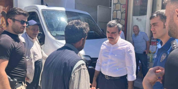 Dicle Kaymakamı Atış, Esnaf ve Vatandaşlarla Buluştu