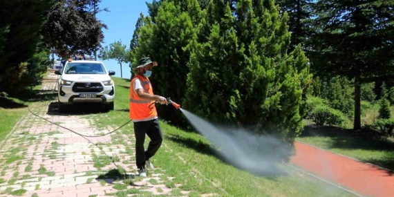 Elazığ’da Kesintisiz İlaçlama Faaliyetleri Devam Ediyor