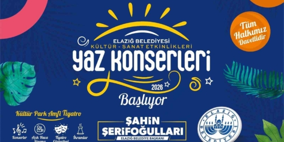 Elazığ’da Yaz Etkinlikleri Coşkusu Başlıyor