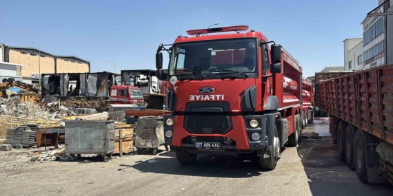 Gaziantep’te Patlayan Yangın, İş Yerini Küle Çevirdi
