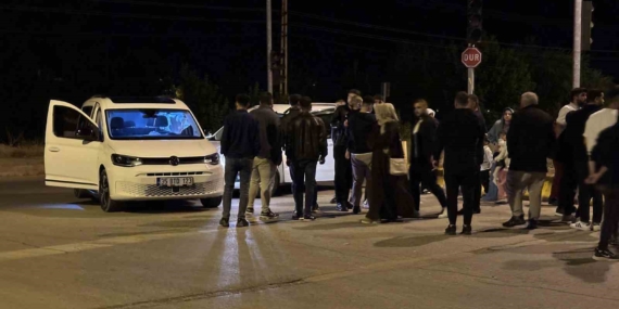 Hasköy’de İki Araç Çarpıştı, Yaralı Yok