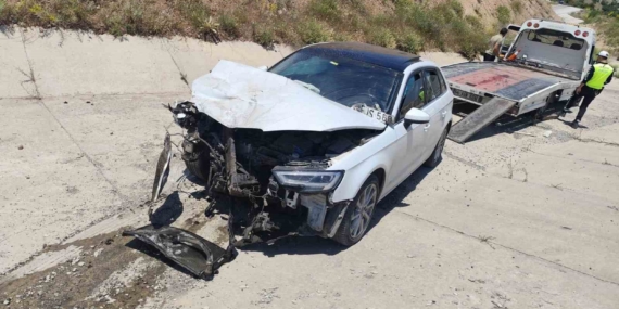 Malatya’da İki Aracın Çarpıştığı Kaza Anı: 4 Yaralı