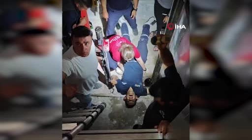 Elazığ’da Asansör Boşluğuna Düşen Kişi Başarıyla Kurtarıldı