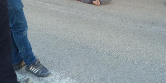Elazığ’da Katlı Kavşaktan Düşen Vatandaş Yaralandı