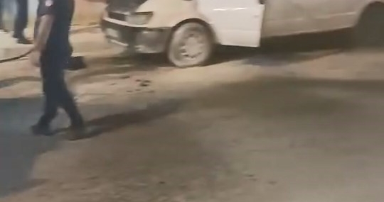 Elazığ’da Seyir Halindeki Minibüste Aniden Patlayan Yangın Olayı