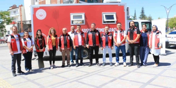 Elazığ’da Yenilikçi Mobil Sosyal Hizmet Aracı Vatandaşlarla Buluştu