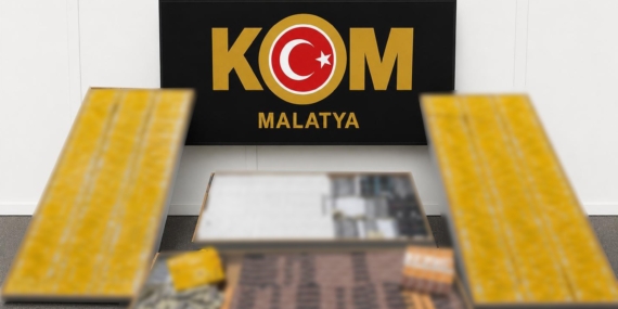 Malatya’da Gümrük Kaçağı Sigara Operasyonu