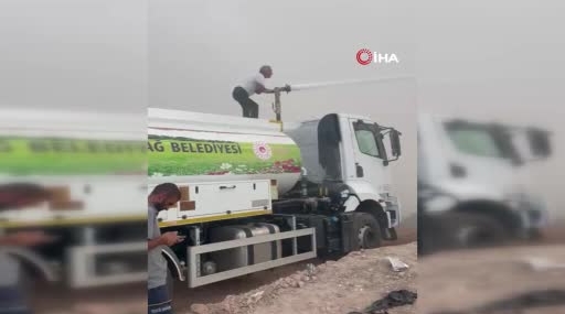 Siirt’te Katı Atık Depolama Sahasında 5 Saat Süren Yangın Kontrol Altına Alındı