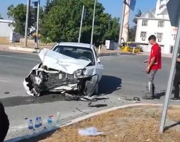 Elazığ’da Trafik Kazası: İki Yaralı