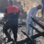 Siirt'te Demir Yolu İnşaatında İş Makinesi Alevlere Teslim Oldu thumbnail