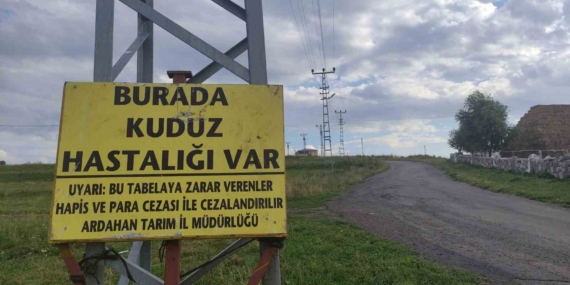Kuduz Nedeniyle Mahalleye Giriş ve Çıkışların Yasaklanması
