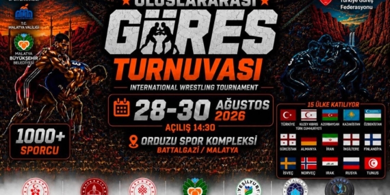 Malatya’da 15 Ülkeden 1019 Güreşçi Mindere Çıkıyor
