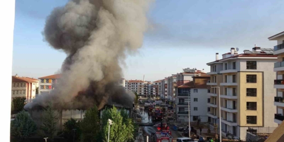Malatya’da İşçi Yatakhanesinde Şiddetli Yangın
