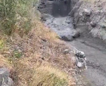 Tunceli’de Heyelan Anının Kameralara Yansıması