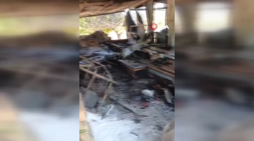 Yazıhan’da Yanan Konteyner Tamamen Kullanılamaz Hale Geldi