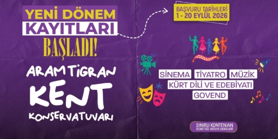 Aram Tigran Kent Konservatuvarında Yeni Dönem Başlıyor: Başvurular 20 Eylül’e Kadar