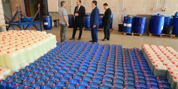 Elazığ Gazi MTAL Günlük 10 Ton Temizlik Malzemesi Üretiyor